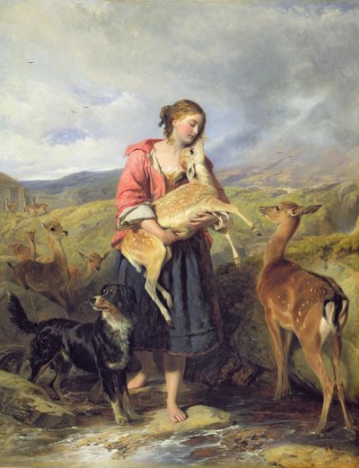 The Pet Fawn, 1860 by William Powell Frith